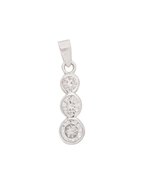 925 Sterling Silver 0.85ct CZ Pendant