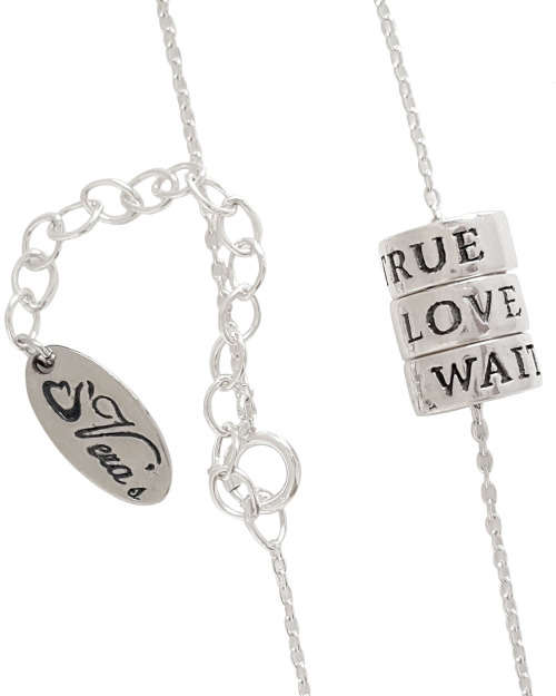 True Love Waits Necklace in Sterling Silver