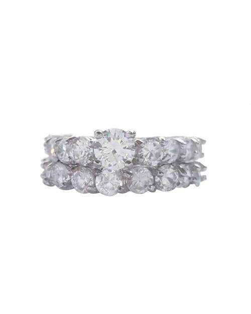 2.54ctw CZ Set in 925 Sterling Silver- Size 7/ 8