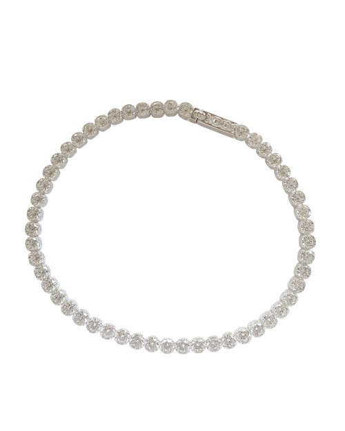 5.08ct Cubic Zirconia Silver Plated Tennis Bracelet