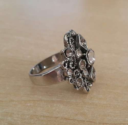 Rhinestone Crystal Dress Ring in size 9.25