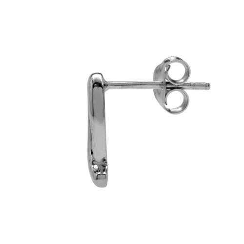 Christian Fish Stud in Sterling Silver