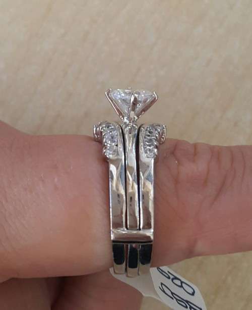 1.25ct CZ 3 piece Set -Size 10