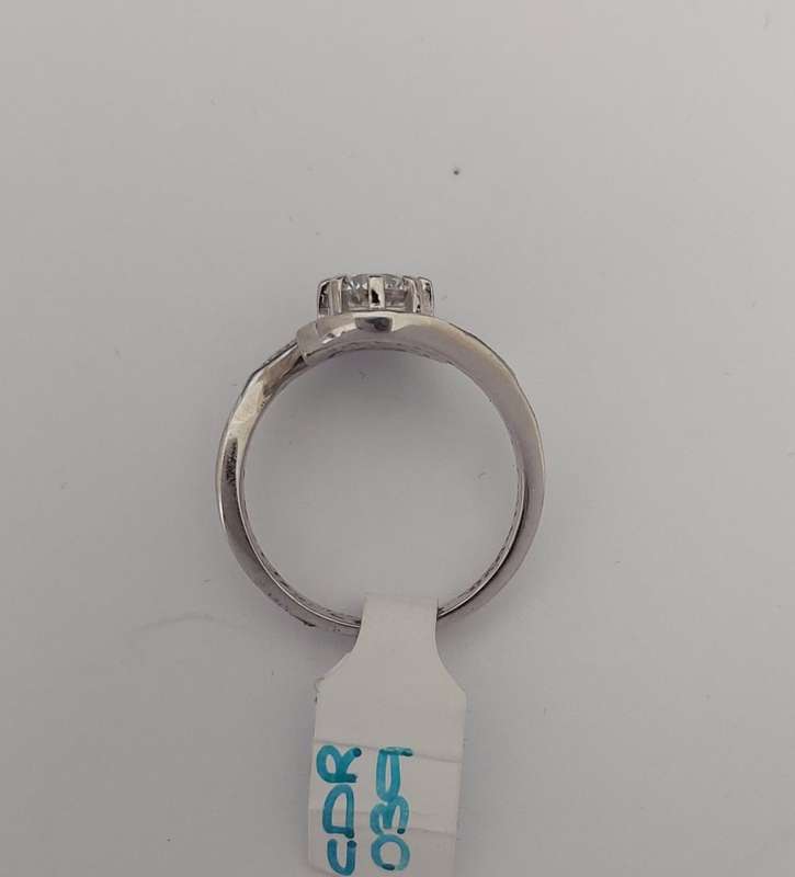 CD DESIGNER JEWELRY 1.09ctw CZ Ring in Silver - Size R