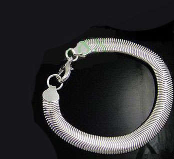 Sterling Silver Plated Costume Bracelet