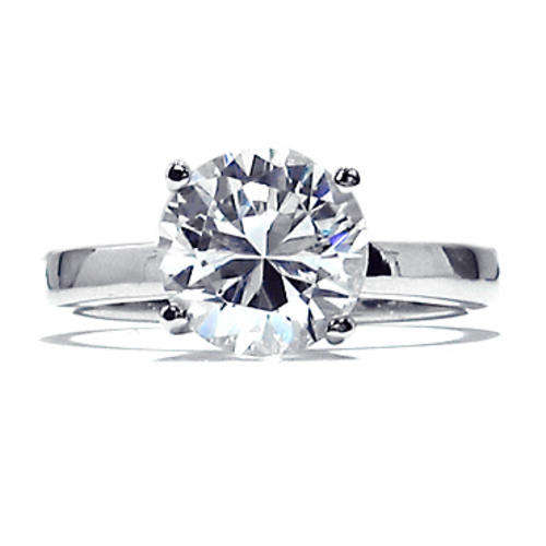 1.90ct Solitiare Cz Sterling silver ring Size 8