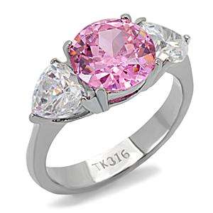 2.75ct Pink CubicZirconia Cocktail Ring Size 8-10