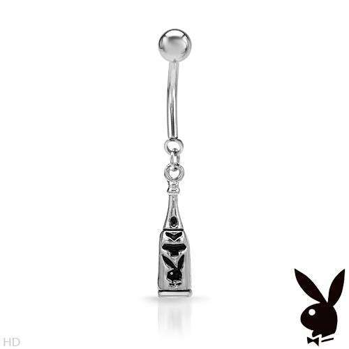 Play Bunny Bottle Belly Ring in Stainless steel