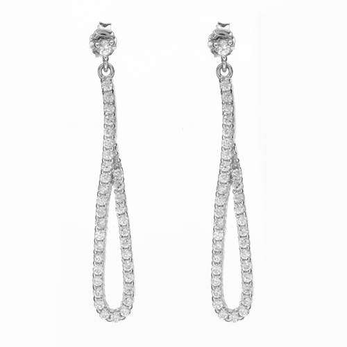 3.6ct Chandelier Earrings in 925 Sterling Silver