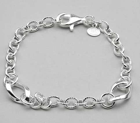 **NEW ARRIVAL**GORGEOUS**925 Sterling Silver Bracelet**MADE IN ITALY**
