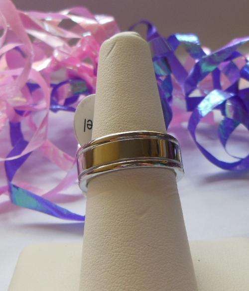 Men`s Stainless Steel Band -Size 6.5