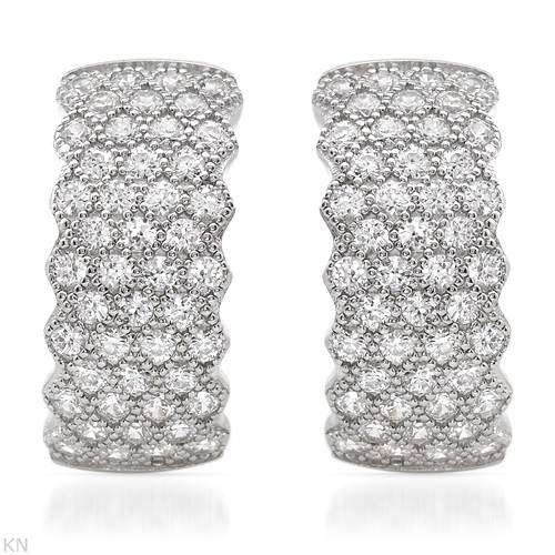 2.50ctw CubicZirconia Earrings in 925 Sterling Silver