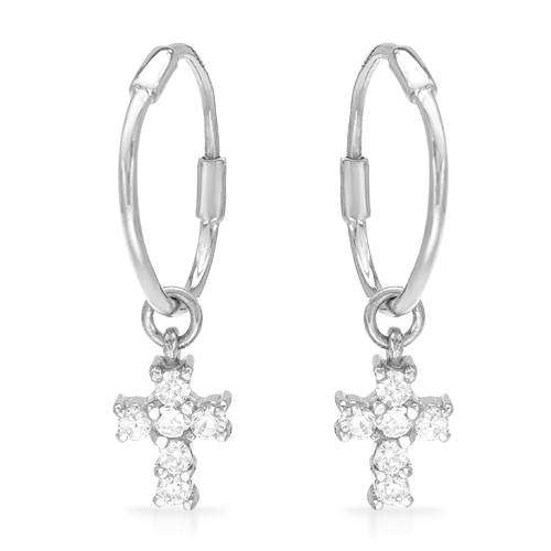 0.75ctw CubicZirconia Earrings in 925 Sterling Silver