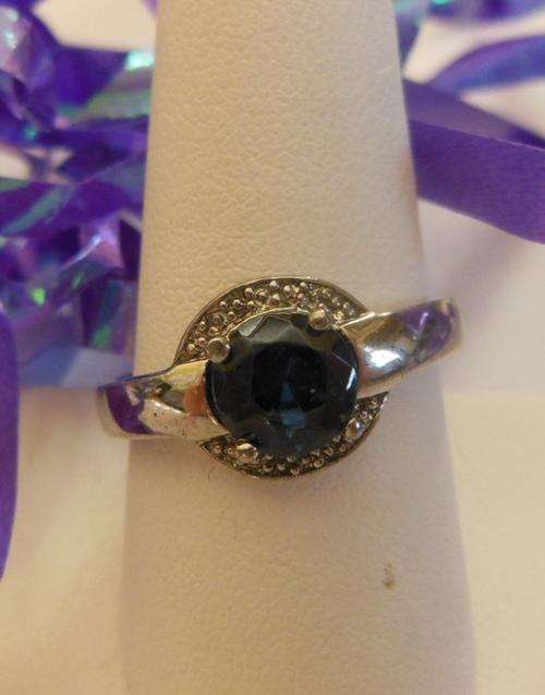 1.25ct Simulated Sapphire Ring- Size 9