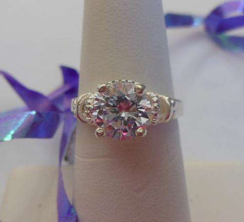 925 Sterling Silver 1.55ctw CZ Ring- Size 5.5