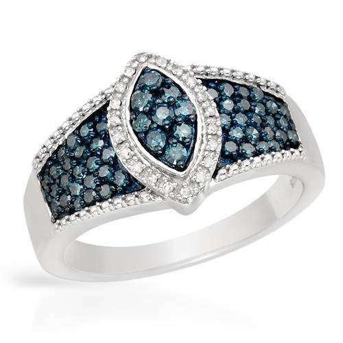 0.5ctw Natural Diamond Ring 10K White Gold