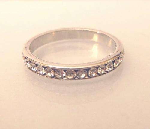 **GORGEOUS**Crystal Eternity Band**Size U**