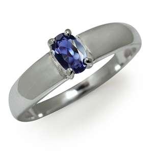 0.34ctw Natural Iolite Engagement Ring**Size 7**