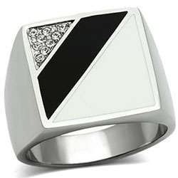 Men`s High Polished Stainless Steel Ring Size 8-10