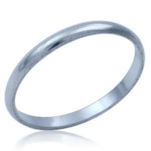 2mm 925 Sterling Silver Wedding Band*Size 8*