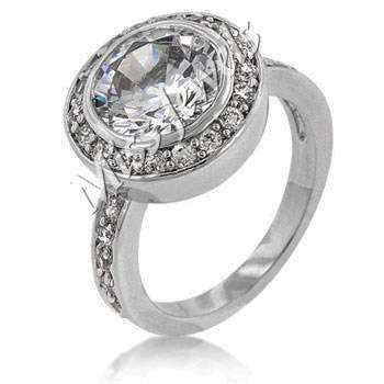 Mienkie"s Ring- 3.15ct Simulated Diamond Engagement Style Ring- Size 5-10