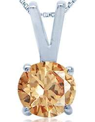 0.75ctw Cubic Zirconia Pendant in 925 Sterling Silver