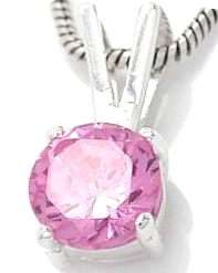 0.75ctw Cubic Zirconia Pendant in 925 Sterling Silver