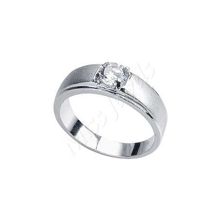 Dress Ring with Clear CZ**Size 6/7