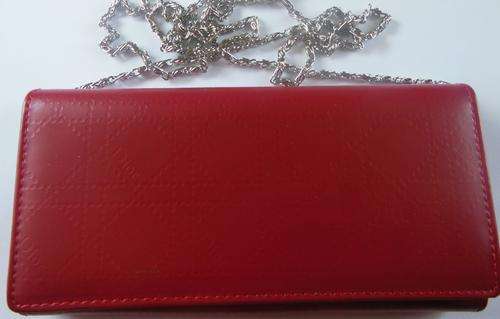 Ladies Christian Dior Inspired Red Purse