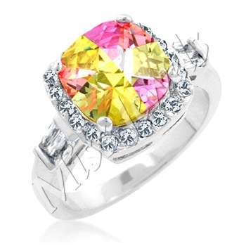 5.8ctw CubicZirconia Cocktail Ring- Size 5-10