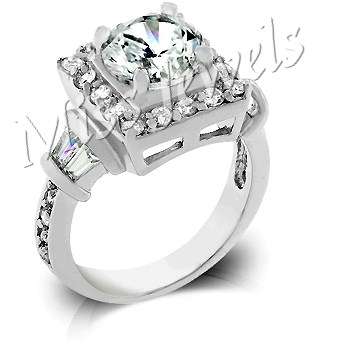 Princess Cut Simulated Diamond Engagement Ring- Size 5/7/9/10