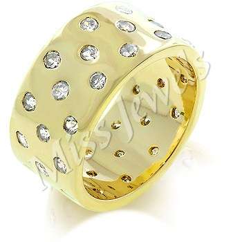 Glitz & Glamour** 3.4ctw**10mm Wedding Band Size 5/7/10