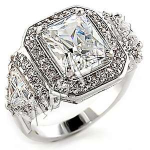 Clear CubicZirconia Costume Dress Ring- Size 7/9/10