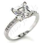 Princess cut Cubic Zirconia Engagement Style ring- 2.30ctw- Size 8/9/10