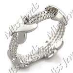 Cable Eternity Ring- Size 5-10