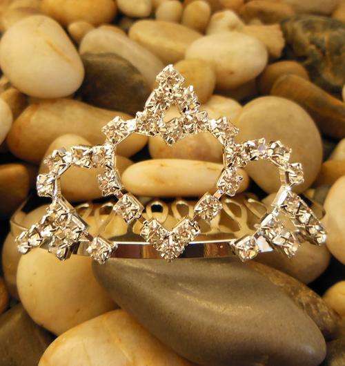 Rhinestone Crystal Tiara Comb
