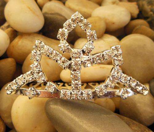 Rhinestone Crystal Tiara Comb