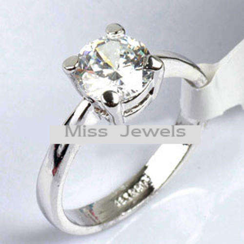 Magnificent 1ct Round Cut CZ Engagement Ring***Ample Sparkle**
