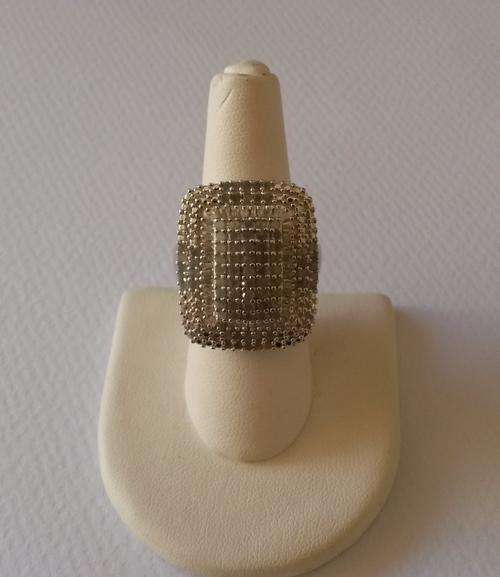 2.00ctw Natural Diamond Cluster Dress Ring in 925 Sterling Silver*Size N*