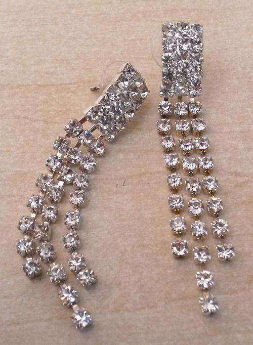 Rhinestone Crystal Chandelier Style Earrings