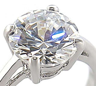 **New**Breathtaking**Magnificent 4 ct solitaire ring**Size 8