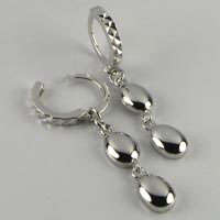 **Gorgeous two tear Sterling silver earings**