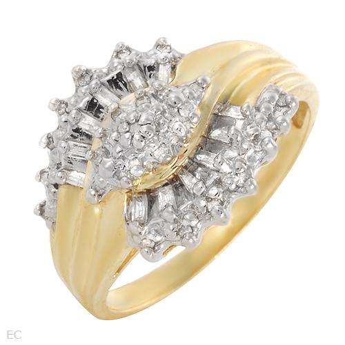 **EXCLUSIVE JEWELRY** 0.9 ctw Diamonds in 10K Gold