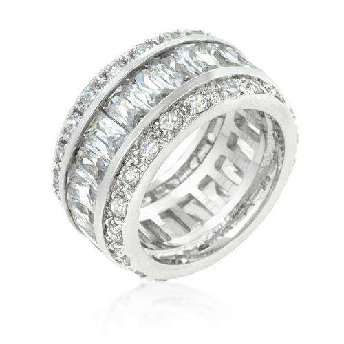**NEW**SPECTACTULAR**{{8.8ctw}} Sparkling Eternity Band
