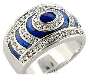 Clear Premium Austrian Crystal Dress ring Size 10