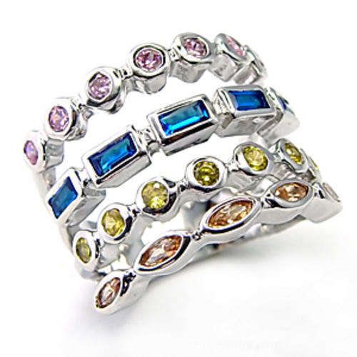 **Extraordinary Multi Gemstone Dress Ring**A Winner**Sizes 8-10***