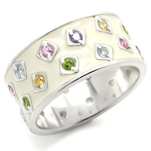 **GORGEOUS**925 Sterling Silver**Stunning cz encrusted wedding band**Size 9/10**