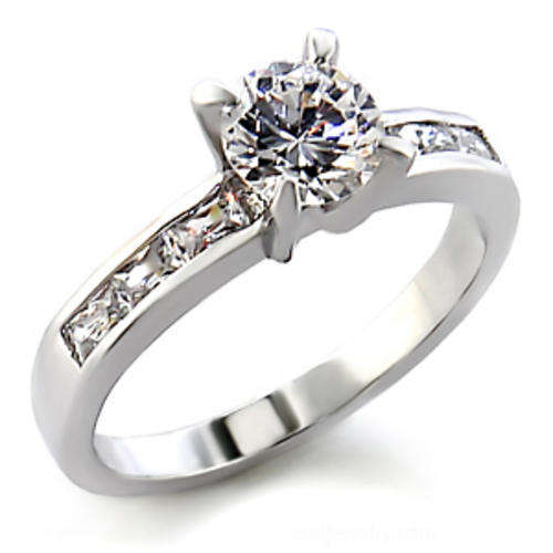 ***Lovely***1ct clear CZ Dress Ring***Size 7-10**
