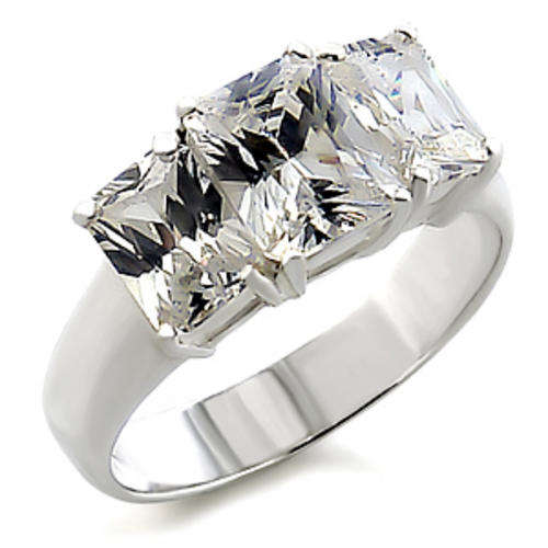 **LAST CHANCE**STUNNING**Simulated Diamond 925 Sterling Silver Engagement ring***Size 10***