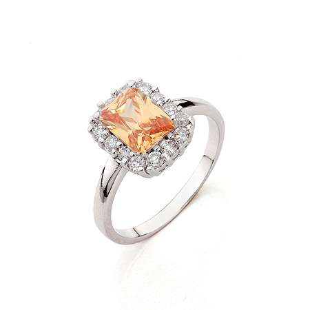 ***DON"T MISS OUT***Emerald Cut CZ Dress Ring***Size 8**